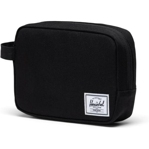 Black travel organizer bag portable storage case for cords cables tech accessori - Picture 2 of 4